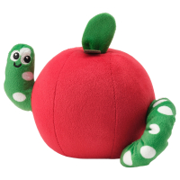 SANDBI IKEA 005.644.62 Музыкальная игрушка яблоко и червяк красно-зеленый