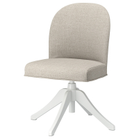 ROSENTORP IKEA 205.765.53 Вращающееся кресло белый/Киланда бежевый
