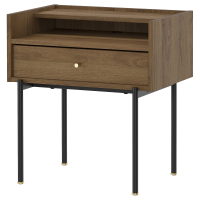 RADMANSO IKEA 805.935.97 Прикроватная тумба 54x38x58 см орех коричневый