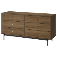 RADMANSO IKEA 905.936.05 Комод 6 ящ. 159x48x81 см орехово-коричневый