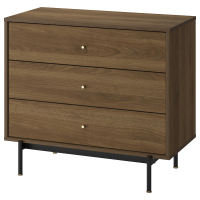 RADMANSO IKEA 205.936.04 Комод 3 ящика 90x48x81 см орехово-коричневый