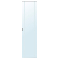 KAMMARTORP Drzwiczki lustrzane zawiasy amort, biały, 50x195 cm KAMMARTORP Drzwiczki lustrzane zawiasy amort, biały, 50x195 cm
