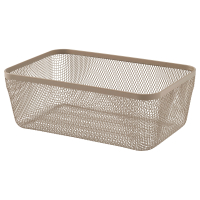 IKEA 365+ 905.996.45 Корзина для продуктов 30x20x11 см металл/светло-серый