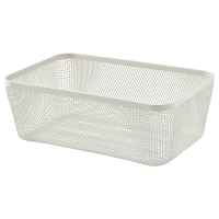 IKEA 365+ 305.956.93 Корзина для продуктов 30x20x11 см металл/белый
