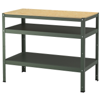 BROR IKEA 105.473.87 Стол 110x55 см серо-зеленый/сосновая фанера