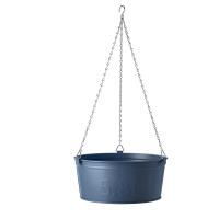 ÅKERBÄR Wisząca doniczka, do wewnątrz/na zewnątrz granatowy, 27 cm