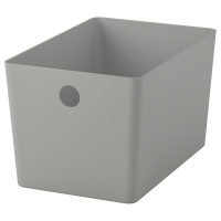 KUGGIS IKEA 605.991.52 Контейнер 18x26x15 см светло-серый