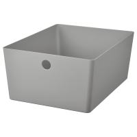KUGGIS IKEA 405.991.48 Контейнер 26x35x15 см светло-серый