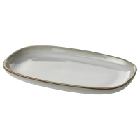 GLADELIG Talerz, szary, 20x13 cm