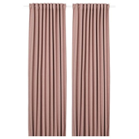 ANNAKAJSA IKEA 804.629.97 Затемняющие шторы 2 шт 145×300 см розовый