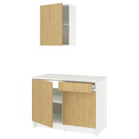 KNOXHULT Kuchnia, imit. dębu, 120x61x220 cm