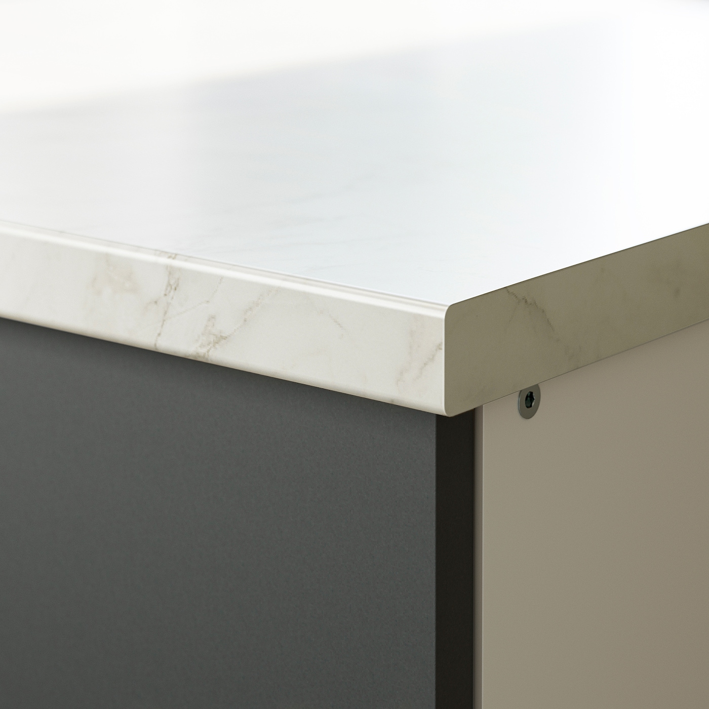 KNOXHULT Kuchnia, ciemnoszary, 120x61x220 cm