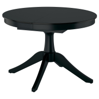 ROSENTORP IKEA 605.682.64 Стол обеденный раздвижной круглый черный
