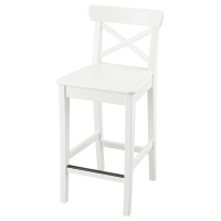 ROSENTORP IKEA 506.181.94 Стул барный деревянный белый