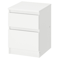 KULLEN IKEA 803.092.41 Комод с 2 ящиками 35x49 см. Белый