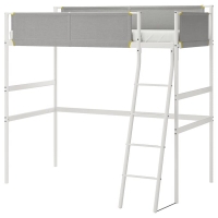 VITVAL Каркас кровати-чердака 90x200 см. 104.112.42 белый/светло-серый IKEA