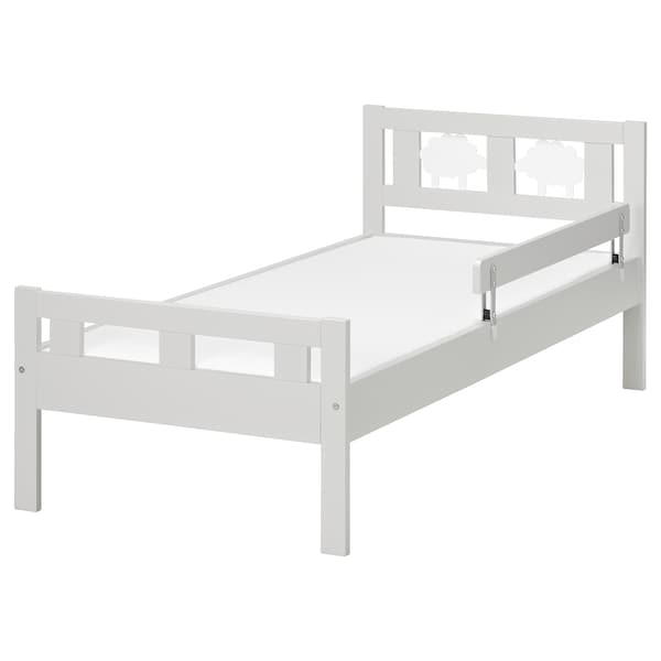 KRITTER каркас кровати с реечным дном, серый 70x160 см