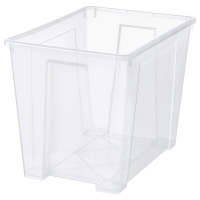 SAMLA IKEA 001.029.75 Контейнер 56x39x42 см/65 л прозрачный