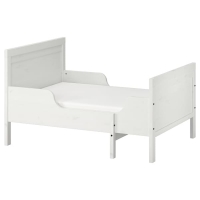 SUNDVIK IKEA 490.460.68 Кровать 80x200 см. Раздвижная с реечным дном Белый