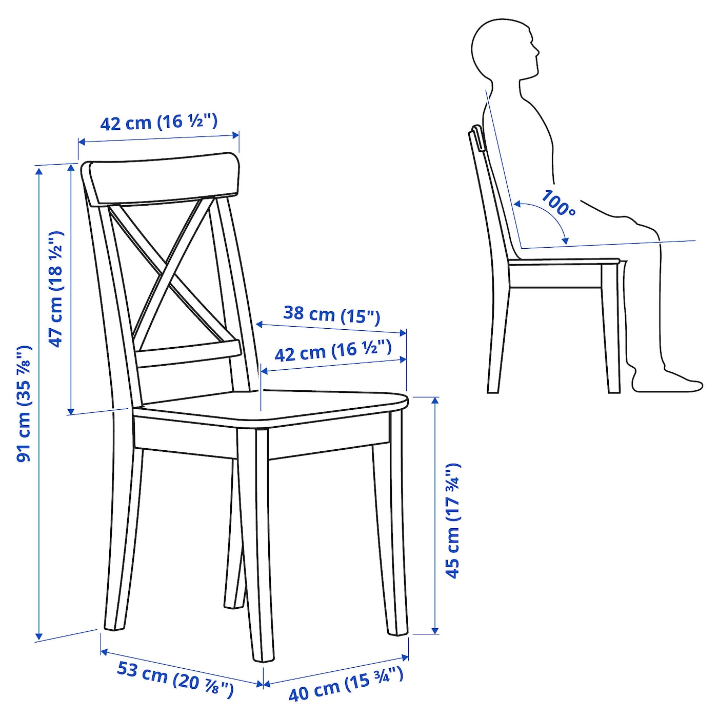 INGOLF IKEA 701.032.50 Стул Белый