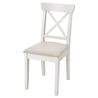 INGOLF IKEA 504.730.73 Стул Белый/Халларп бежевый