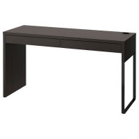 МИККЕ IKEA 602.447.45 Письменный стол 142x50 см чёрно-коричневый