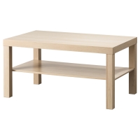 LACK IKEA 503.190.29 Стол журнальный 90x55 см Беленый дуб
