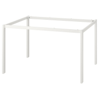 MELLTORP МЕЛЬТОРП Подстолье, белый 125x75 см Столешница 125x75 см