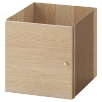 KALLAX IKEA 303.245.07 Вставка с дверцей 33x33 см. беленый дуб