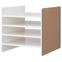 KALLAX IKEA 404.237.19 Вставка в шкаф 4 полки Белый