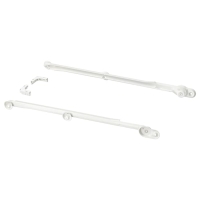 KOMPLEMENT IKEA 302.632.45 Направляющие для корзин 58 см Сетчатая корзина 100x58 см Белый