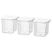SKADIS IKEA 803.359.09 Контейнер с крышкой Белый