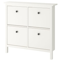 HEMNES IKEA 601.561.21 Обувница массив Белый