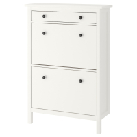 HEMNES IKEA 201.695.59 Обувница массив белый