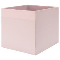 DRONA IKEA 604.288.91 Коробка-вставка 33x38x33 см светло-розовая
