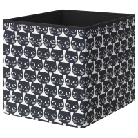 DRONA IKEA 904.351.02 Коробка-вставка 33x38x33 см белый/черный дизайн
