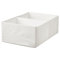 STUK IKEA 904.744.43 Ящик с отделениями 34x51x18 см. Белый