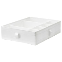 SKUBB IKEA 101.855.93 Ящик с отделениями 44x34x11 см Белый