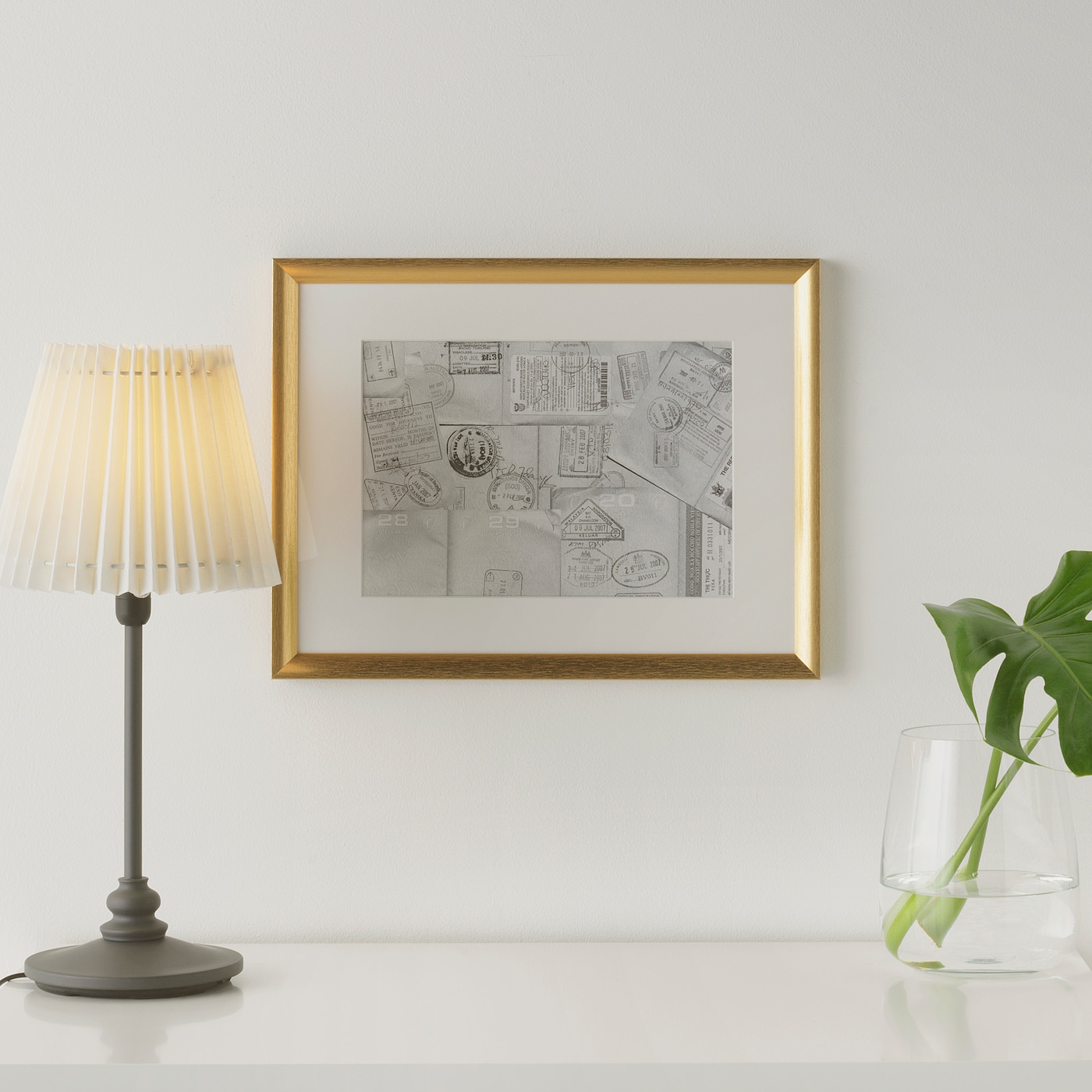 Silverhöjden рамка, злотый цвет
30x40 см