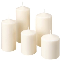 FENOMEN IKEA 803.779.37 Свечи 5 шт. неароматическая формовая естественный