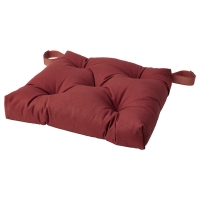 MALINDA IKEA 704.791.87 Подушка на стул 40/35x38x7см.Тёмно-коричневый красный