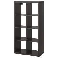 KALLAX IKEA 202.758.85 Шкаф книжный 77x147 см Чёрно-коричневый