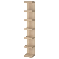 LACK Настенная полка 604.305.92 Беленый дуб 30х190 см IKEA