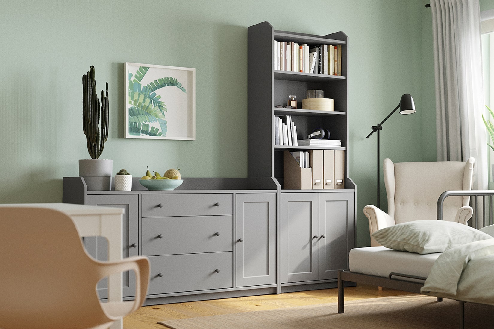 HAUGA спальня/гостиная IKEA