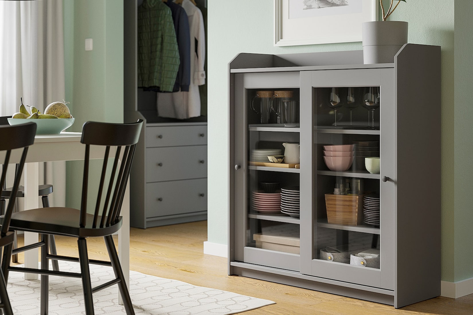 HAUGA спальня/гостиная IKEA