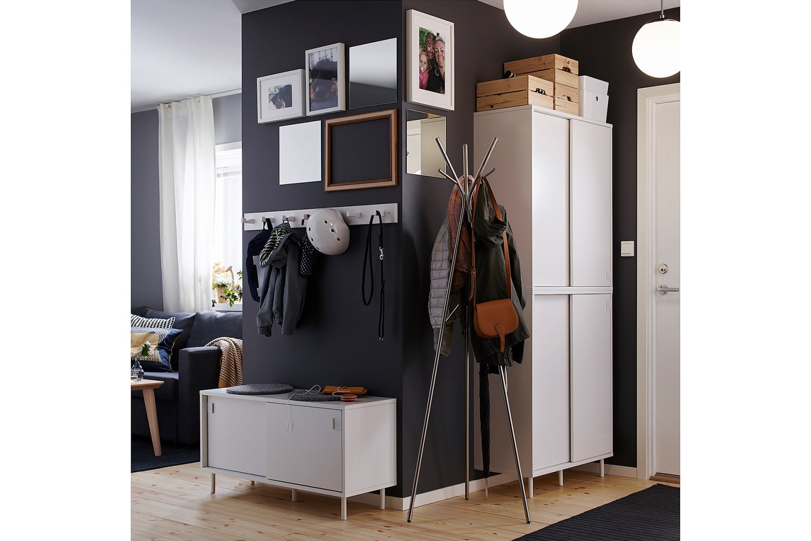 MACKAPAR прихожая модульная Белый IKEA
