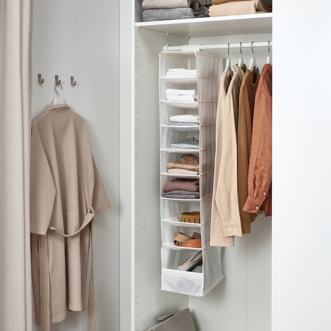 SKUBB IKEA 101.855.88 Подвесной шкаф 9 отд. Белый