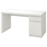 MALM IKEA 602.141.59 Письменный стол 140x65 см белый