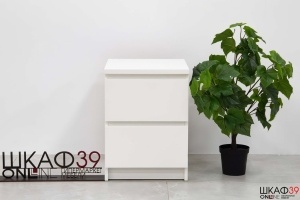 MALM IKEA 802.145.49 Комод с 2 ящиками 40x55 см Белый