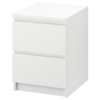 MALM IKEA 802.145.49 Комод с 2 ящиками 40x55 см Белый